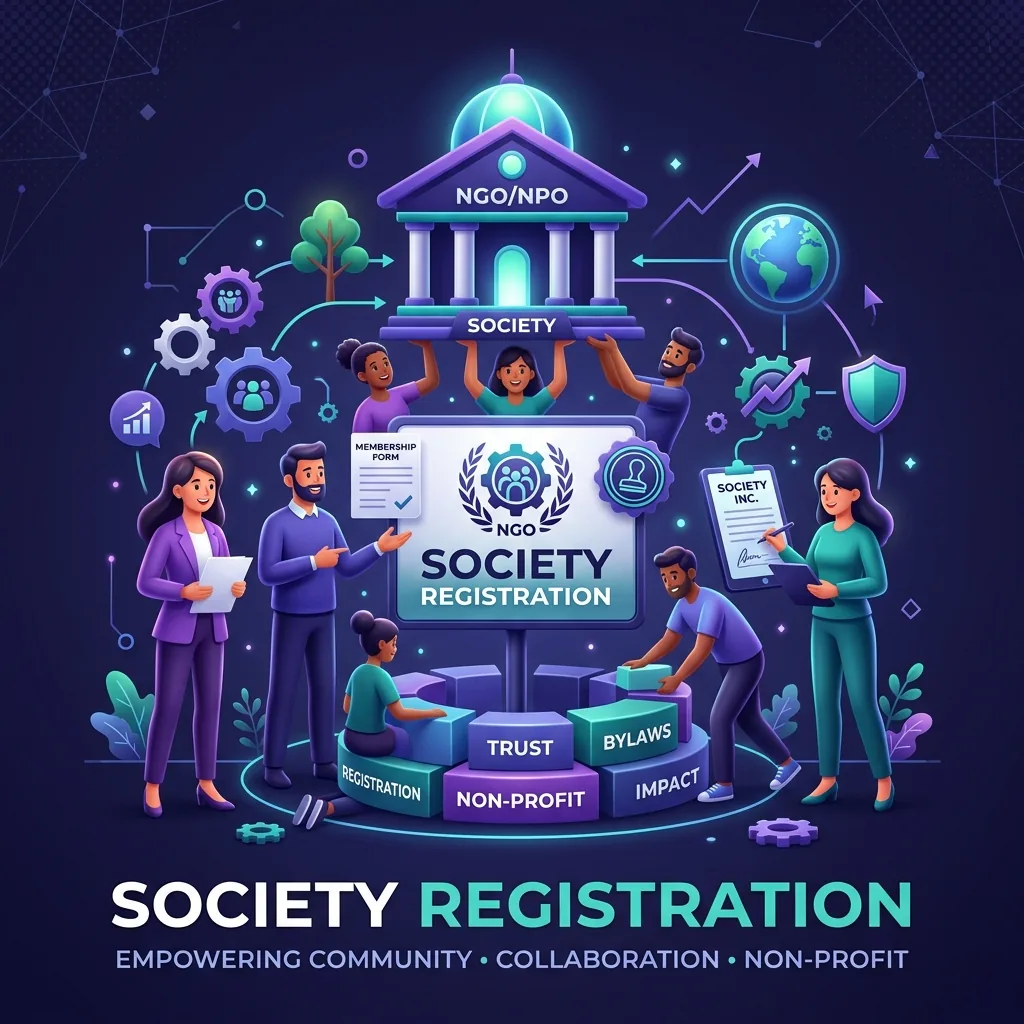 Register your Society legally with {expert guidance}